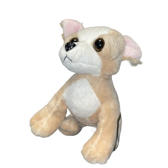 Ganz Plush Dog Chihuahua Stuffed Animal Webkinz Nursery Baby Shower Gift 7” - Picture 6 of 8